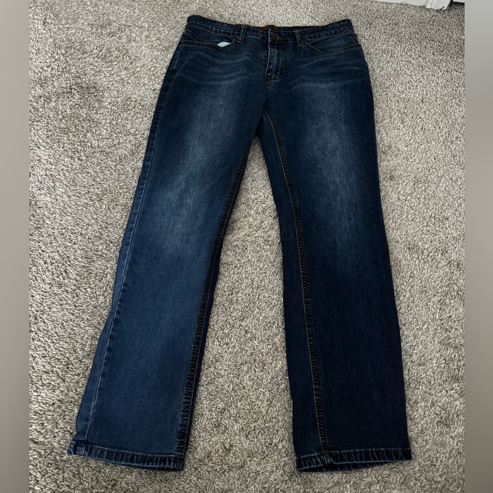 French Connection Dark Blue Straight Leg Jeans